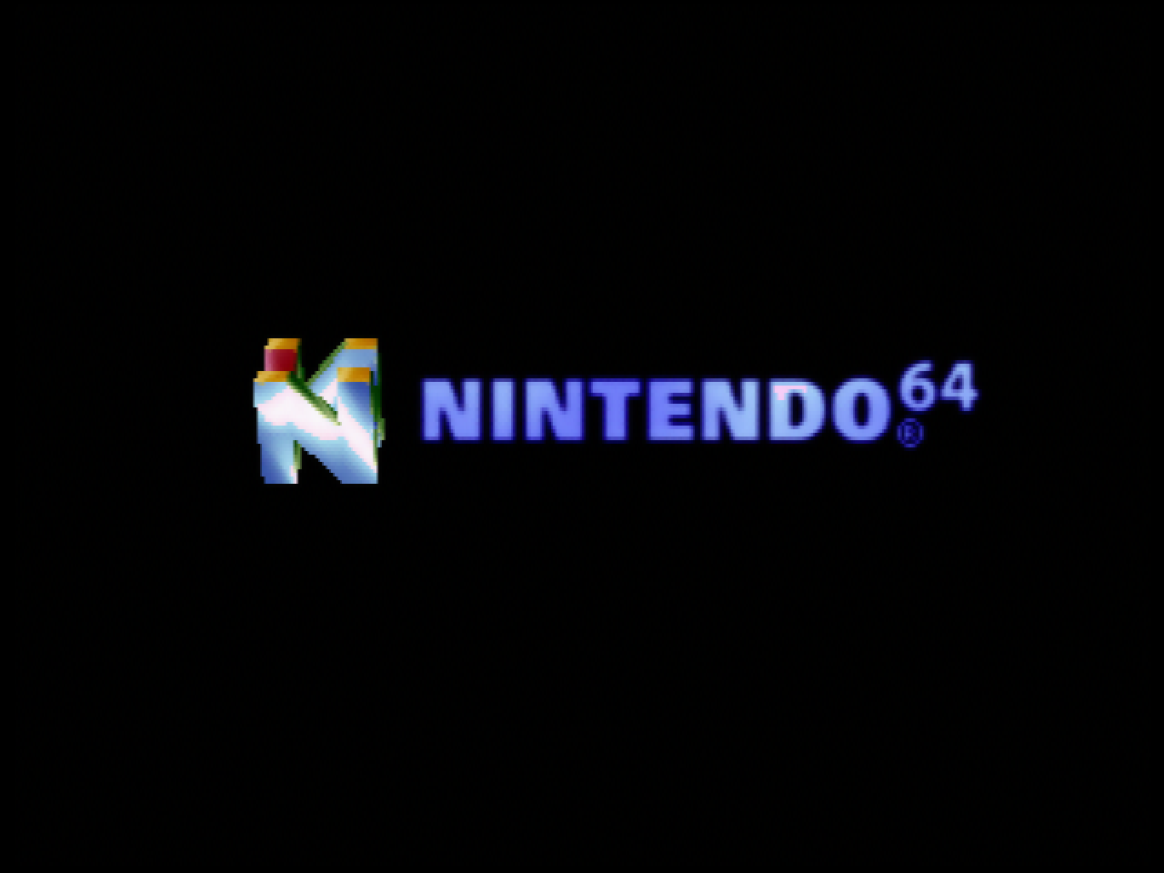 Nintendo 64 시작 로고 화면